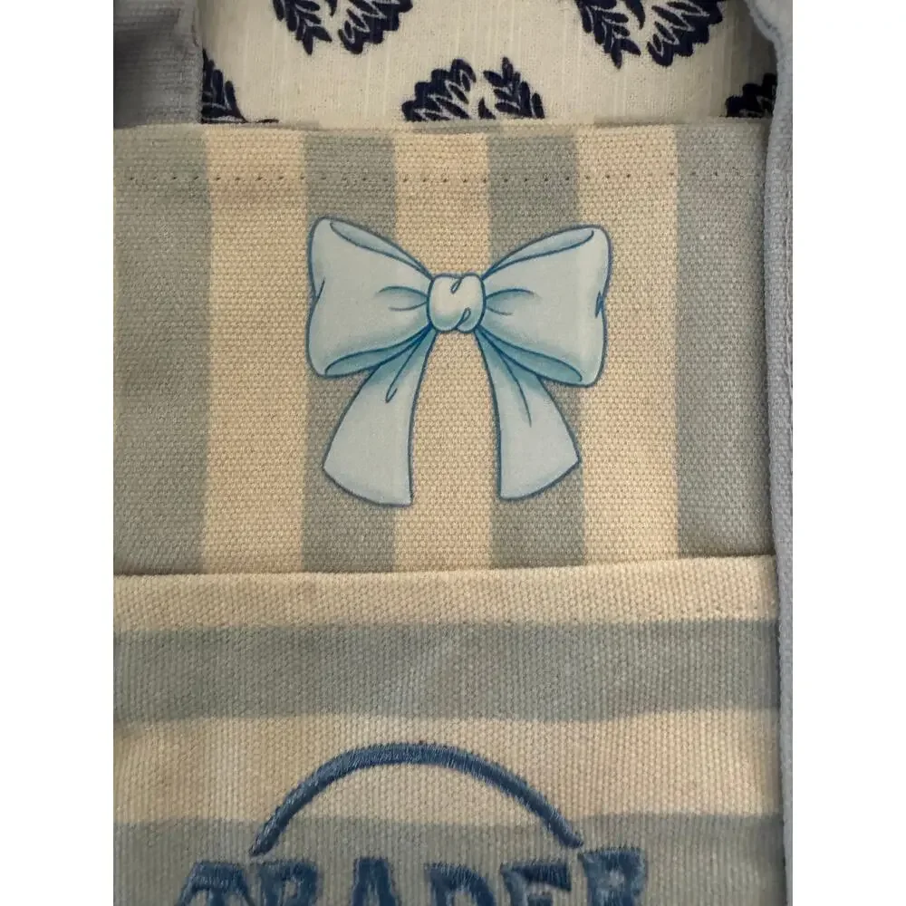 Disney Jasmine Double Sided Striped Custom Made Trader Joes Mini Tote